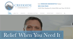 Desktop Screenshot of creeksideendo.com